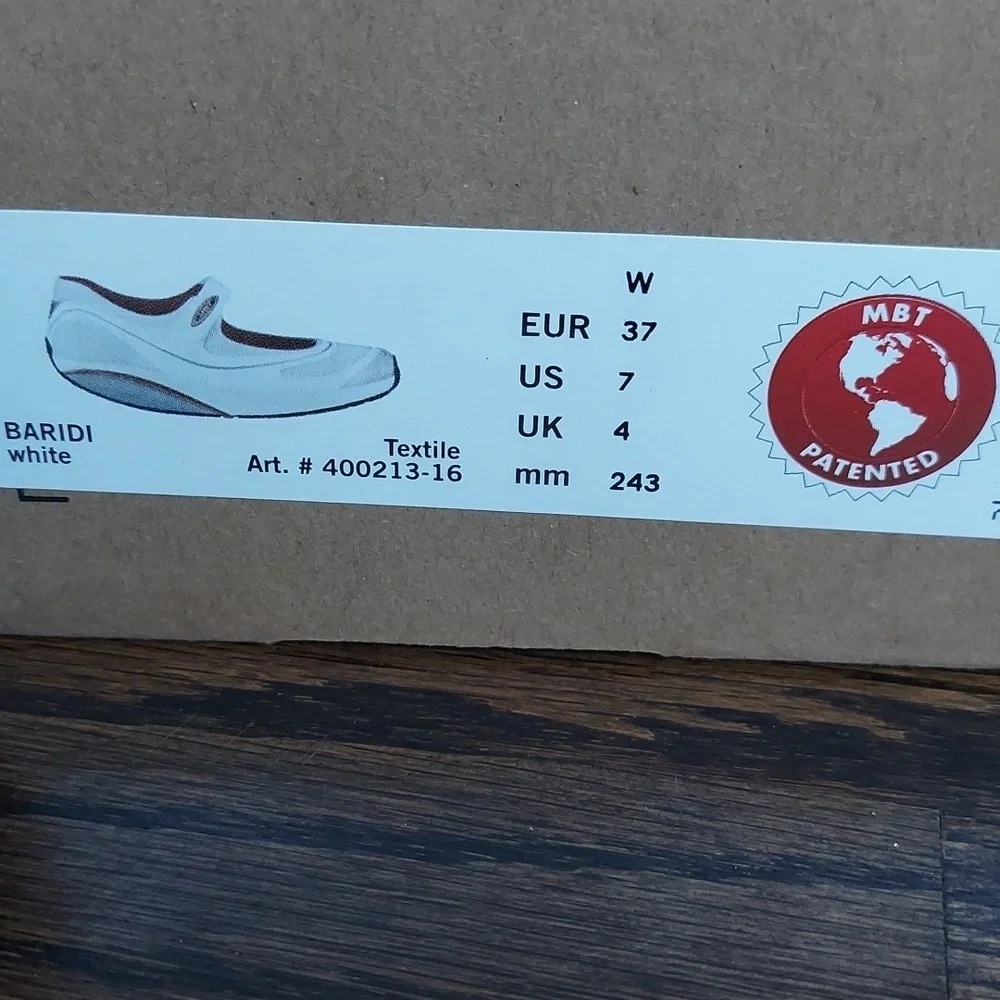 MBT Women's Baridi Casual Comfort Rocker Mary Jane Sneakers - white - size 7
